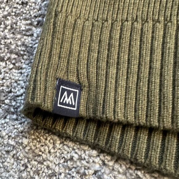 Mizzen+Main‎ Green Ribbed Pullover Mock Neck Button Sweater Men’s L Read - Picture 4 of 11